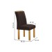 Mesa de Jantar 4 Lugares Arizona com Vidro Cinamomo/Off White/Marrom 20771 - Cel Móveis