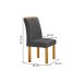 Mesa de Jantar 4 Lugares Arizona com Vidro Cinamomo/Off White/Cinza 20771  - Cel Móveis