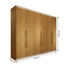 Guarda-Roupa Casal Madalena 6 Portas 6 Gavetas 100% Mdf Peroba - Panorama Móveis
