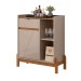Aparador Buffet Bari 1 Porta 1 Gaveta Off White/Cedro - Casa D