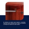 Guarda-Roupa Alagoas 10 Portas 2 Gavetas 5 Prateleiras com Espelho Mel - Rodmóveis