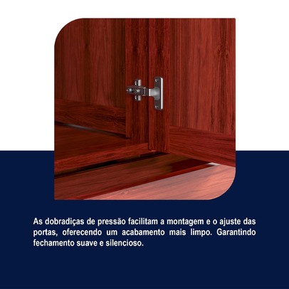 Guarda-Roupa Alagoas 10 Portas 2 Gavetas 5 Prateleiras com Espelho Mel - Rodmóveis