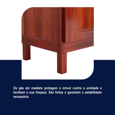 Guarda-Roupa Alagoas 10 Portas 2 Gavetas 5 Prateleiras com Espelho Mel - Rodmóveis