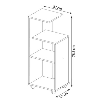 Sala de Estar Completa Rio para TV Até 42 Polegadas Cinamomo/Off White - Panorama Móveis