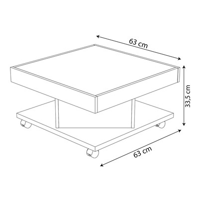 Sala de Estar Completa Rio para TV Até 42 Polegadas Cinamomo/Off White - Panorama Móveis