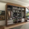 Guarda-Roupa Casal Castle Rock 100% Mdf 2 Portas 4 Gavetas com Espelho Freijo/Nero - Panorama Móveis