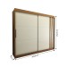 Guarda-Roupa Casal Castle Rock 100% Mdf 2 Portas 4 Gavetas Freijó/Off White - Panorama Móveis