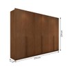 Guarda-Roupa Casal Belchior 6 Portas 6 Gavetas Cinamomo - Panorama Móveis