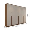 Guarda-Roupa Casal Belchior 6 Portas 6 Gavetas Cinamomo/Off White - Panorama Móveis