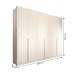 Guarda-Roupa Casal Vinci 6 Portas 6 Gavetas Neve - Panorama Móveis