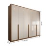 Guarda-Roupa Casal Vinci 6 Portas 6 Gavetas Cinamomo/Off White - Panorama Móveis