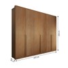 Guarda-Roupa Casal Vinci 6 Portas 6 Gavetas Cinamomo - Panorama Móveis