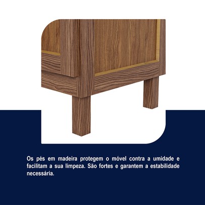 Guarda-Roupa Solteiro Ceará 7 Portas 2 Gavetas 2 Prateleiras com Espelho Ypê - Rodmóveis