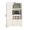 Armário de Cozinha âmbar 3 Portas 3 Prateleiras Branco - Telasul