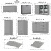 Cozinha Completa Dallas 11 Portas 3 Gavetas 100% Mdf Americana Cinza - Panorama Móveis