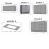 Cozinha Compacta Veneza 8 Portas 3 Gavetas 100% Mdf Americana Cinza - Panorama Móveis