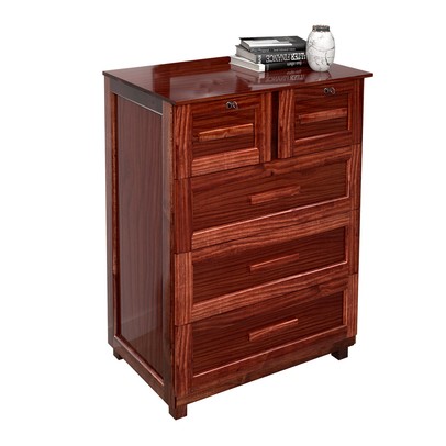 Cômoda Amazonas Clean 5 Gavetas Mel - Rodmóveis