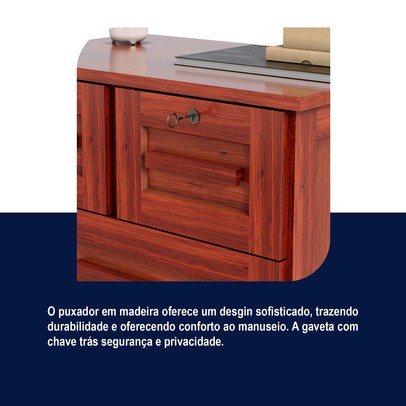 Cômoda Amazonas Clean 5 Gavetas Mel - Rodmóveis