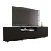 Rack para TV Até 65 Polegadas Louvre 2 Portas 1 Gaveta Preto - Panorama Móveis