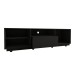 Rack para TV Até 65 Polegadas Louvre 2 Portas 1 Gaveta Preto - Panorama Móveis