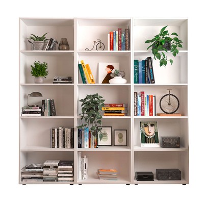 Estante para Livros Multy 12 Prateleiras Branco - Panorama Móveis