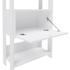 Estante para Livros Match 2 Porta 6 Prateleiras Branco - Panorama Móveis