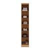 Guarda-Roupa Solteiro Ravi 1 Porta 5 Prateleiras 100% Mdf Olmo Italiano - Mambel