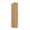 Guarda-Roupa Solteiro Ravi 1 Porta 5 Prateleiras 100% Mdf Olmo Italiano - Mambel