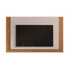 Painel para TV Até 60 Polegadas Roma Off White/Cedro - Casa D