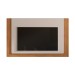 Painel para TV Até 60 Polegadas Roma Off White/Cedro - Casa D