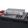 Churrasqueira Cooktop à Gás de Embutir Ranch 1 Espeto Rotativo com Tampa Bivolt Inox - Fischer