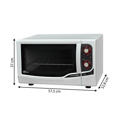 Forno Elétrico de Bancada Gourmet Grill 44l 220v Branco - Fischer