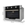 Forno Elétrico de Embutir Infinity com Turbo Convection 50l 127v Inox - Fischer