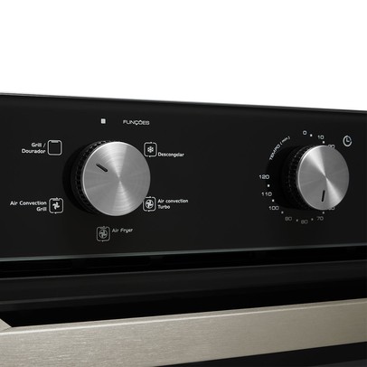 Forno Elétrico de Embutir Infinity com Turbo Convection 50l 127v Preto - Fischer