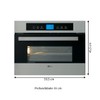 Forno Elétrico de Embutir Platinium 43l 220v Inox - Fischer