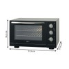 Forno Elétrico de Bancada Turbo New 48l 127v Prata - Fischer