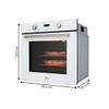 Forno Elétrico de Embutir Infinity Touch 82l 220v Branco - Fischer