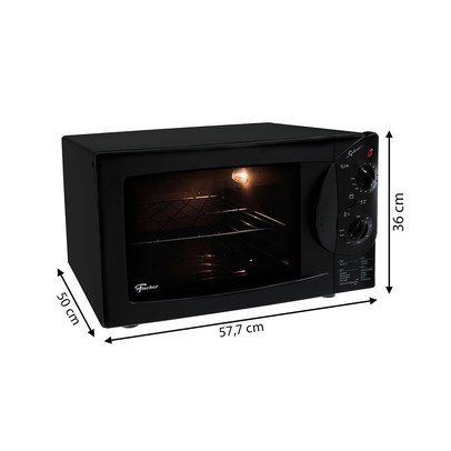 Forno Elétrico de Bancada Grill 44l 220v Preto - Fischer