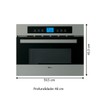 Micro-Ondas de Embutir Platinium Grill 35l 127v Inox - Fischer
