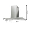 Coifa de Ilha Tradition Line 90cm 127v Inox - Fischer