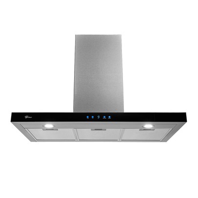 Coifa de Parede Infinity Digital Touch 90cm 127v Preto - Fischer