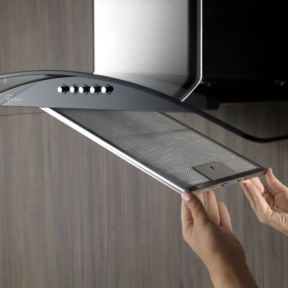 Coifa de Parede Fit com Vidro 60cm 220v Inox - Fischer