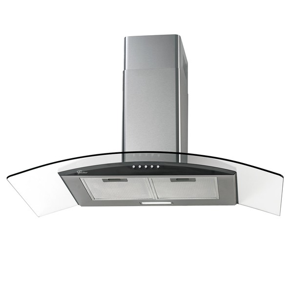 Coifa de Parede Fit com Vidro 90cm 127v Inox - Fischer