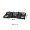 Cooktop 5 Bocas Tripla Chama com Vidro Preto - Fischer