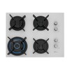 Cooktop 4 Bocas Infinity Tripla Chama com Vidro Branco - Fischer