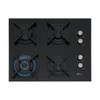 Cooktop 4 Bocas Infinity Tripla Chama com Vidro Preto - Fischer