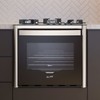 Fogão 5 Bocas de Embutir Gran Cheff Tripla Chama com Grill 220v Silver - Fischer
