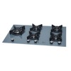 Cooktop 5 Bocas Infinity Duo Tripla Chama com Vidro Eiger - Fischer