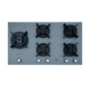 Cooktop 5 Bocas Infinity Duo Tripla Chama com Vidro Eiger - Fischer