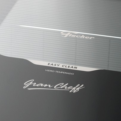 Fogão de Piso 5 Bocas Gran Cheff Gás com Vidro Bivolt Silver - Fischer